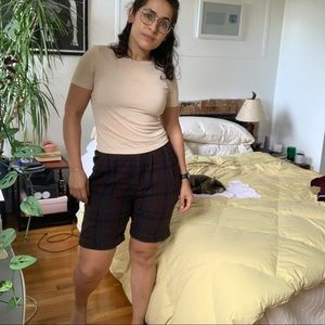 Zara Cropped Fitted Baby Doll Tee